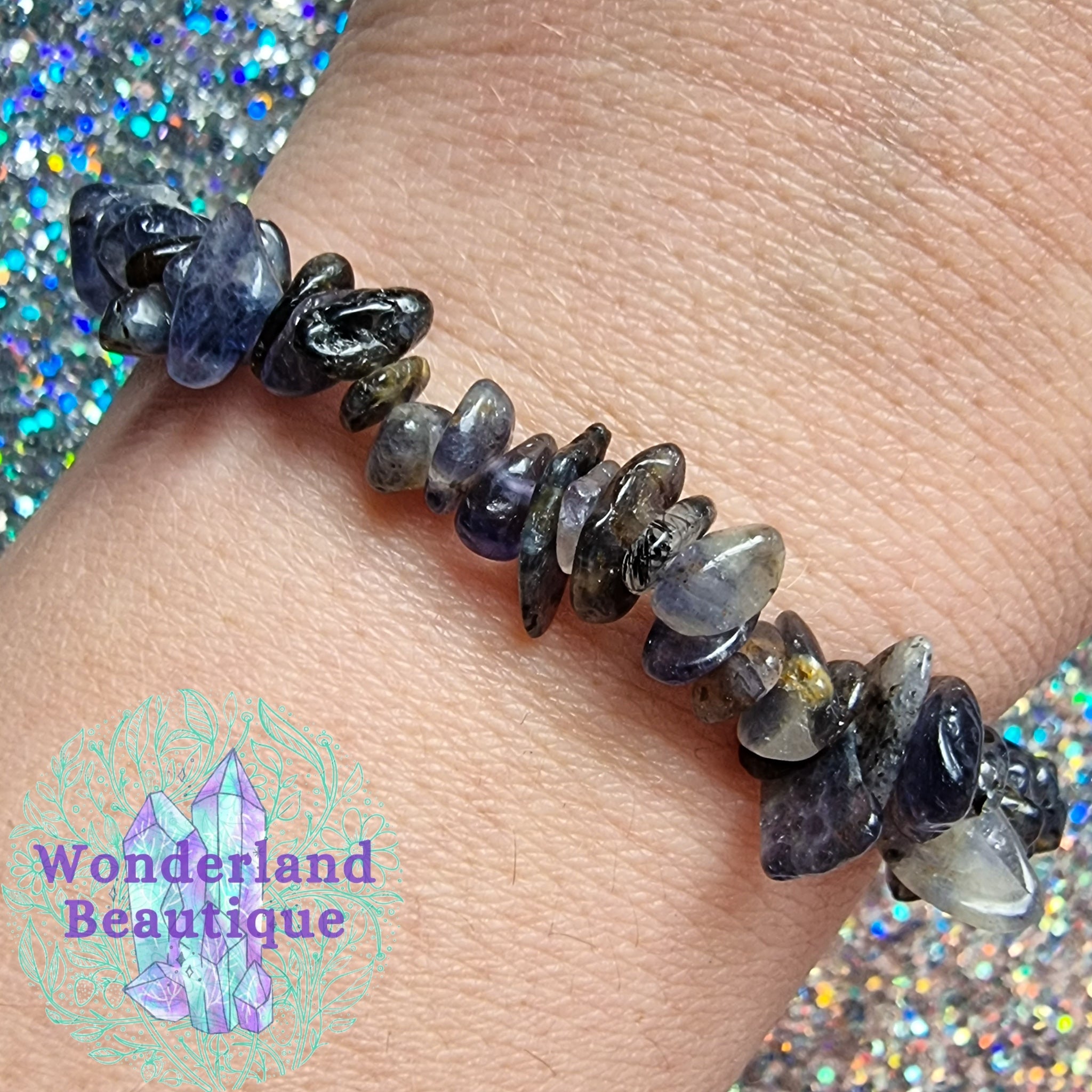 Iolite Chip Bracelet