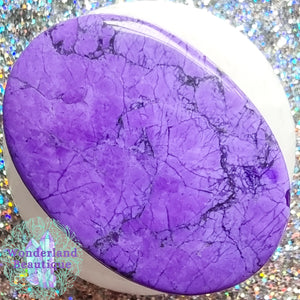 Purple Howlite Palmstone