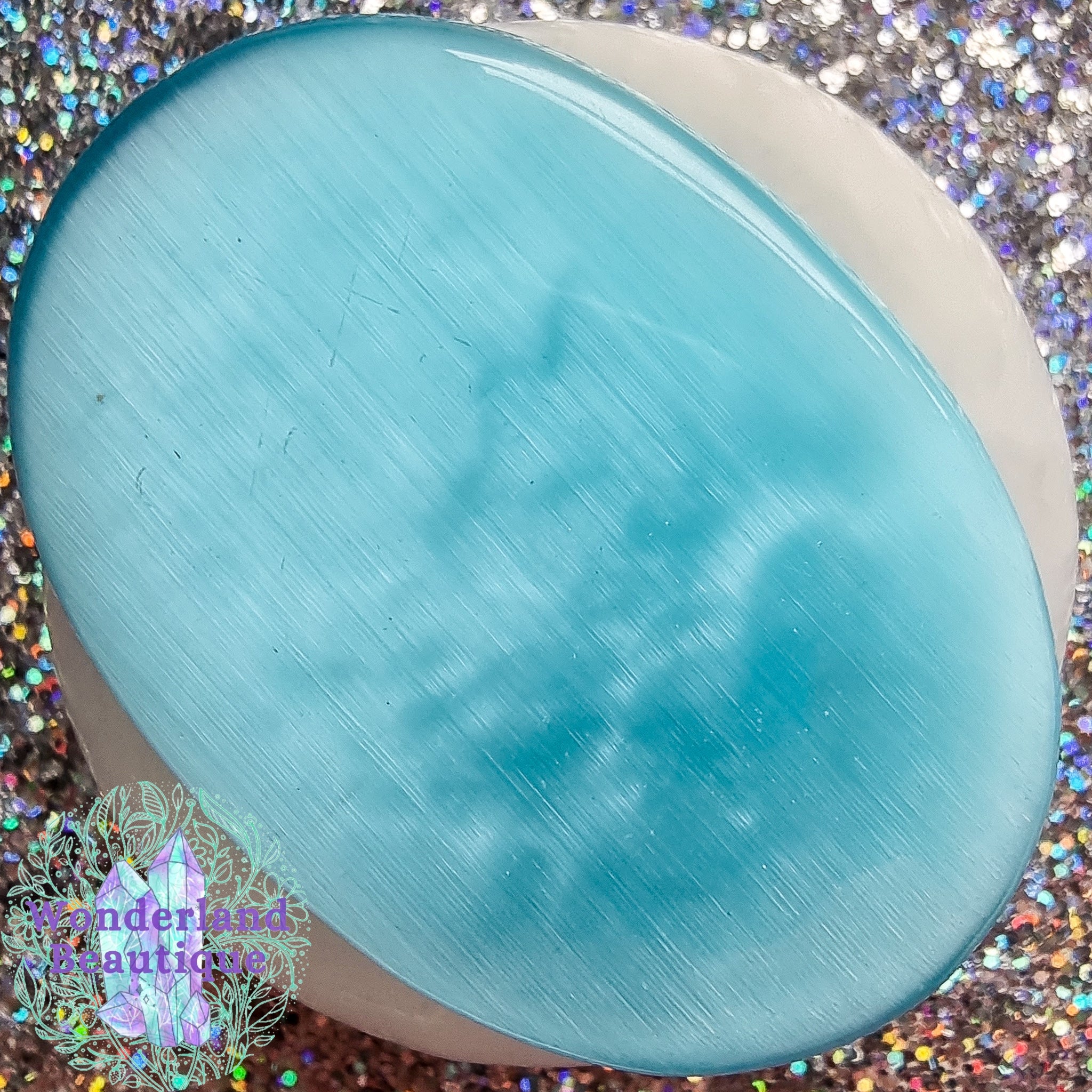 Turquoise Cat's Eye Palmstone