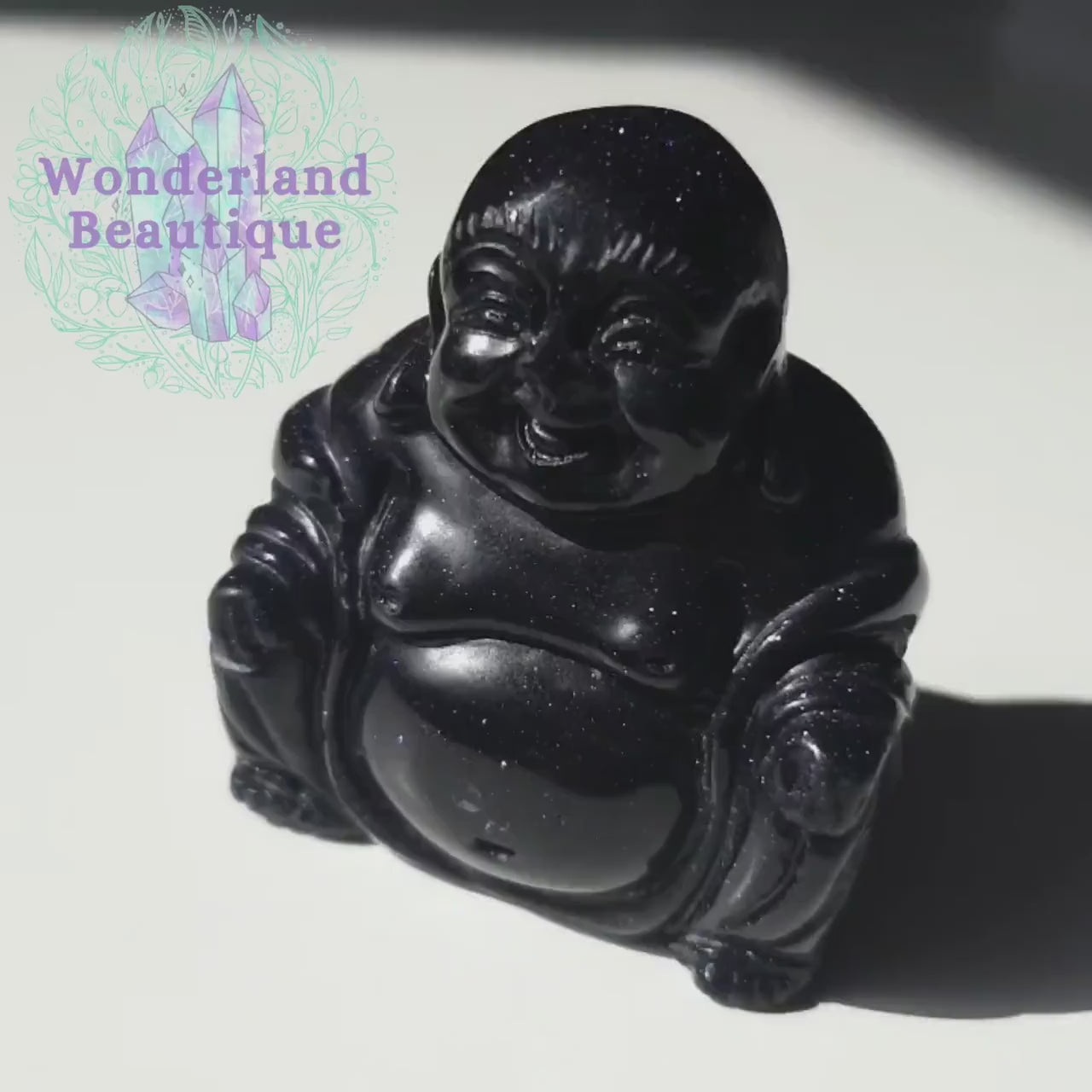 Blue Goldstone Buddha