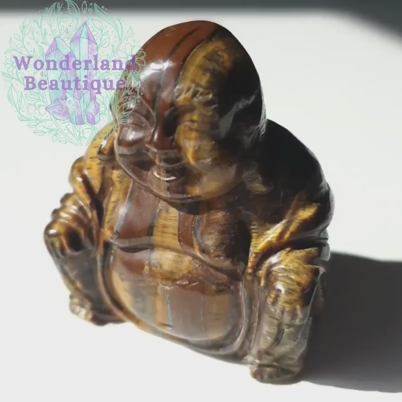 Golden Tiger's Eye Buddha