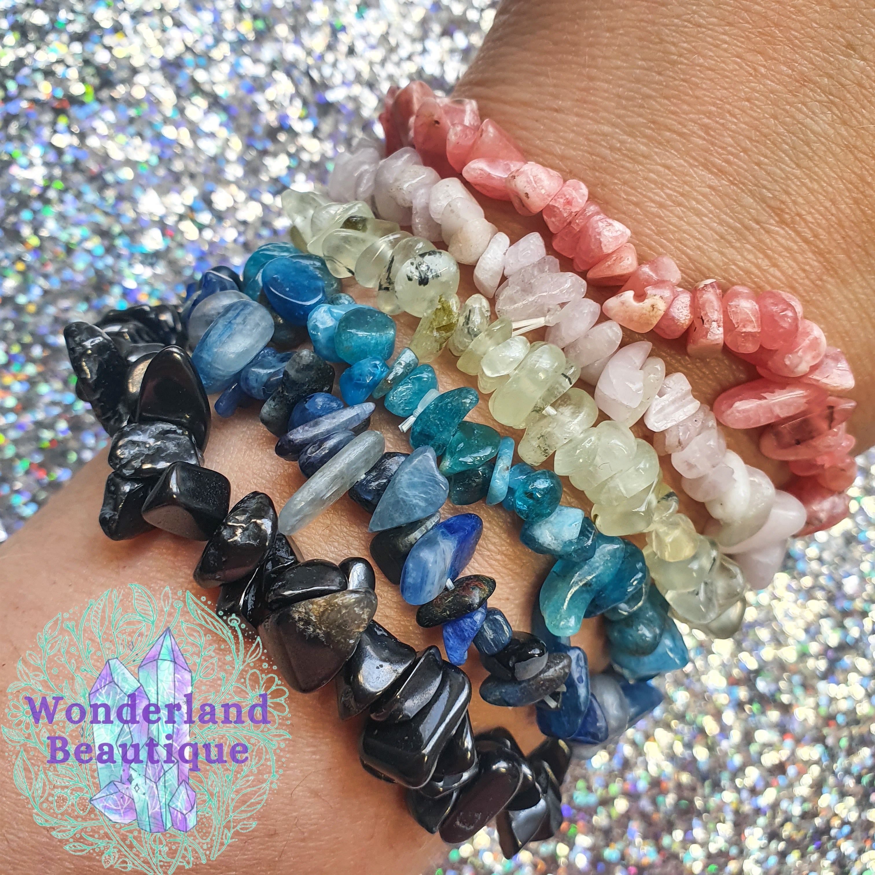 Crystal Chip Bracelets