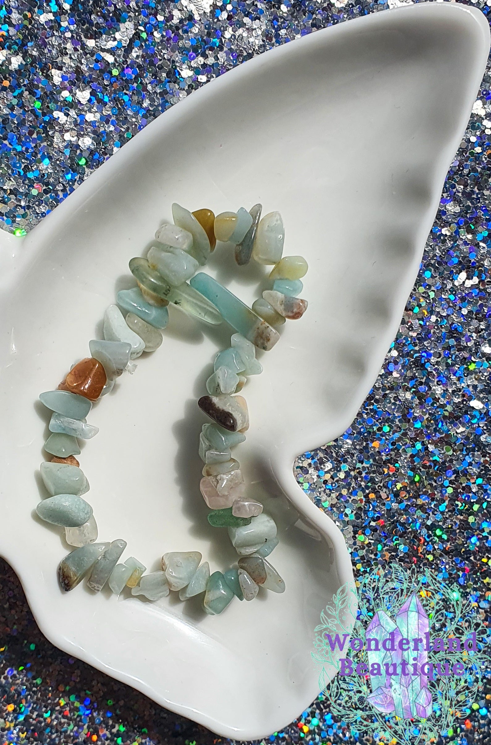 Wonderland Beautique - Amazonite Chip Bracelet