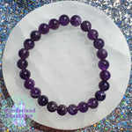 Load image into Gallery viewer, Amethyst Bead Bracelet 8mm
