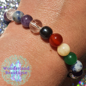 Chakra Bead Bracelet 8mm