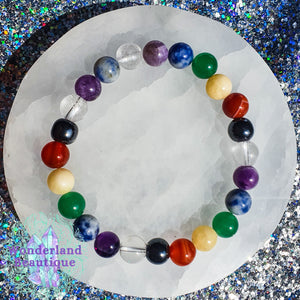 Chakra Bead Bracelet 8mm