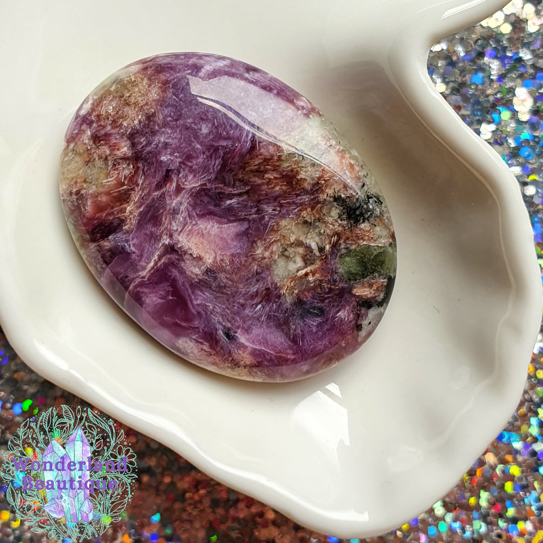 Charoite Thumbstone