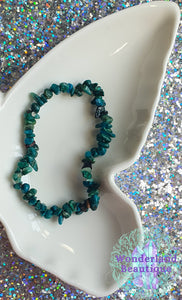 Chrysocolla Chip Bracelet