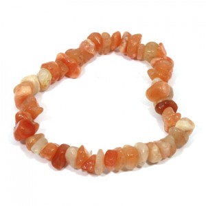 Red Aventurine Chip Bracelet