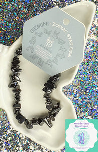 Wonderland Beautique - Zodiac Crystal Chip Bracelet