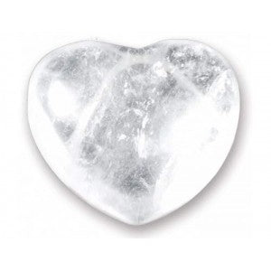 Clear Quartz Heart