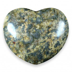 Leopardskin Jasper Heart