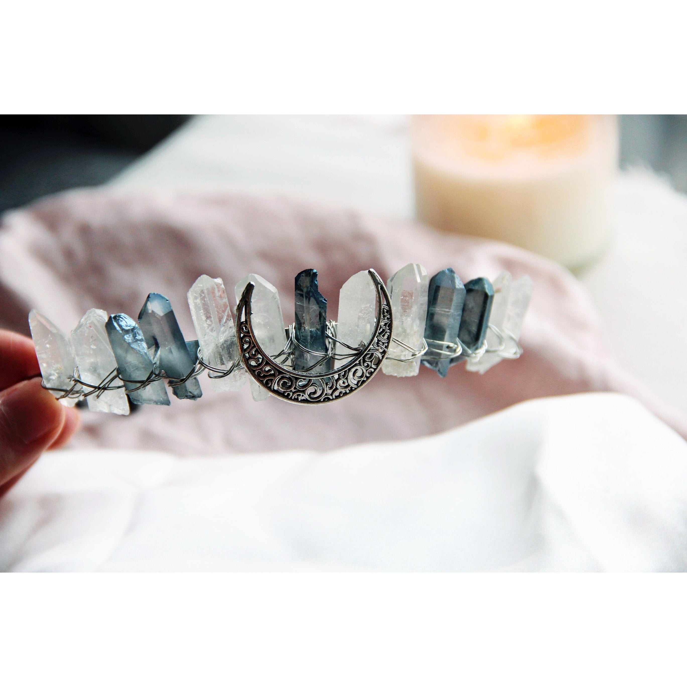 Wonderland Beautique - Ice Queen Crystal Quartz Crown