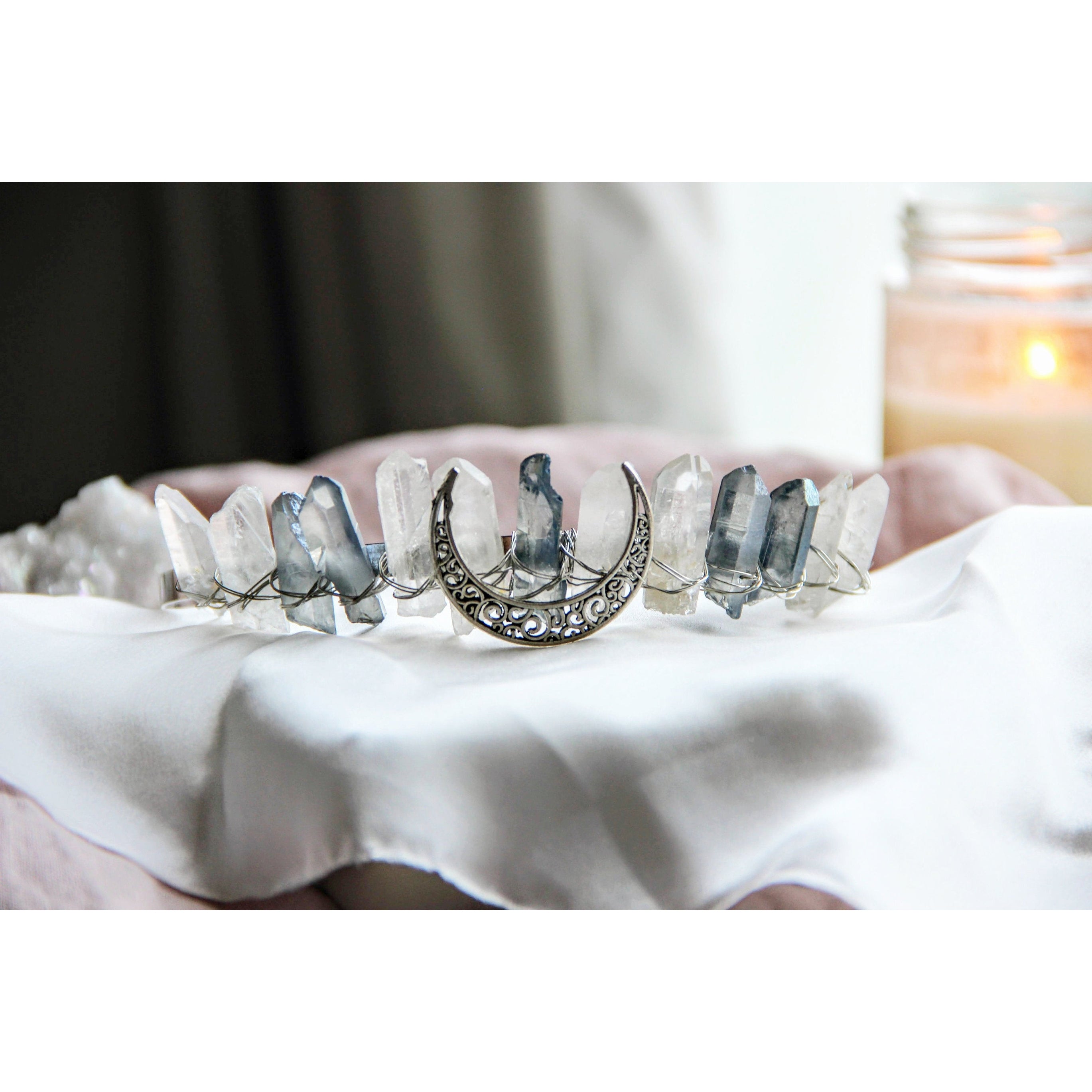 Wonderland Beautique - Ice Queen Crystal Quartz Crown