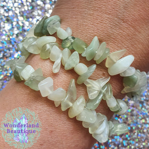 New Jade Chip Bracelet