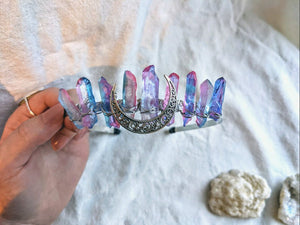 Wonderland Beautique - Northern Lights Crystal Quartz Crown