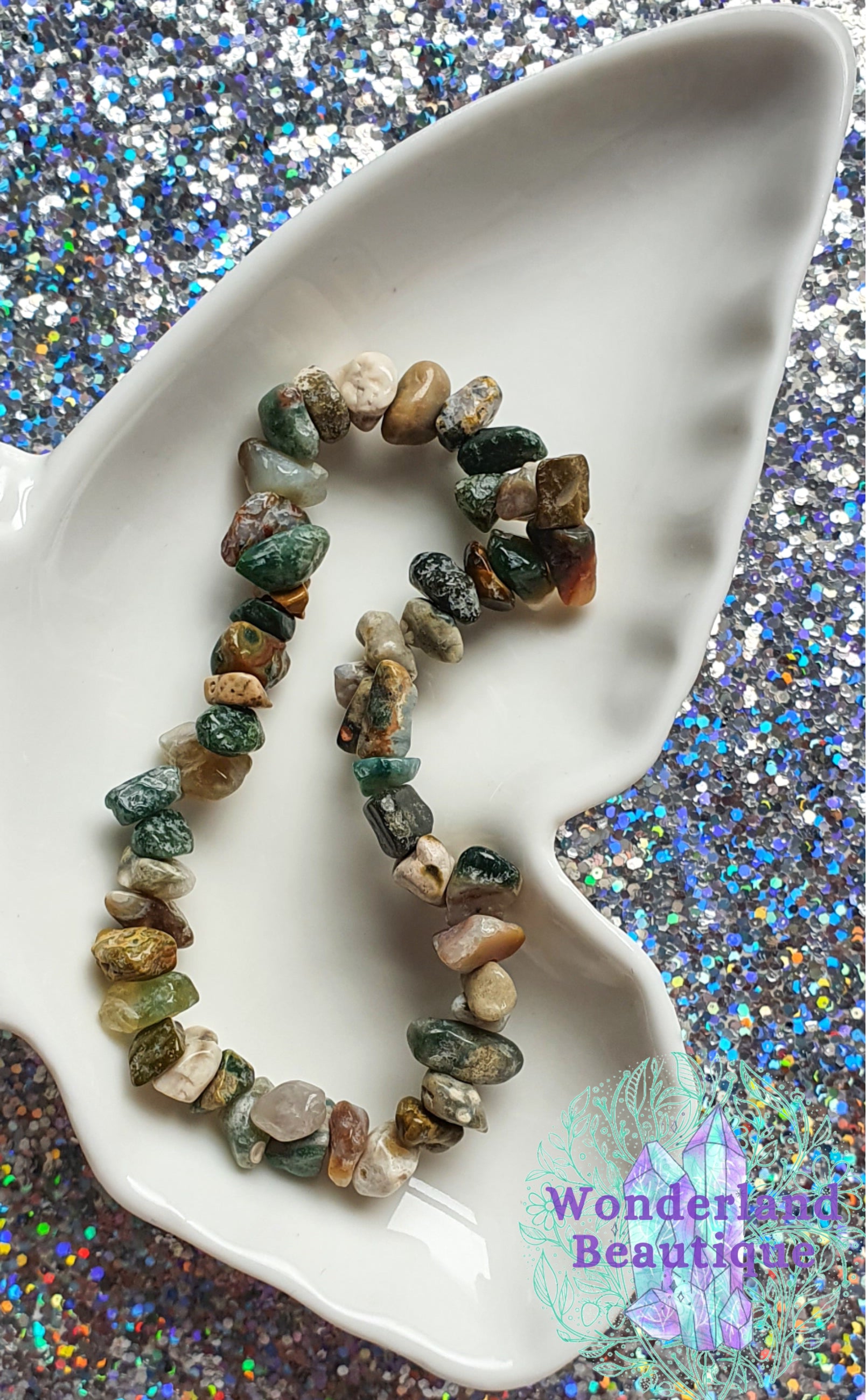 Ocean Jasper Chip Bracelet