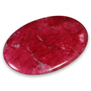 Red Howlite Palmstone