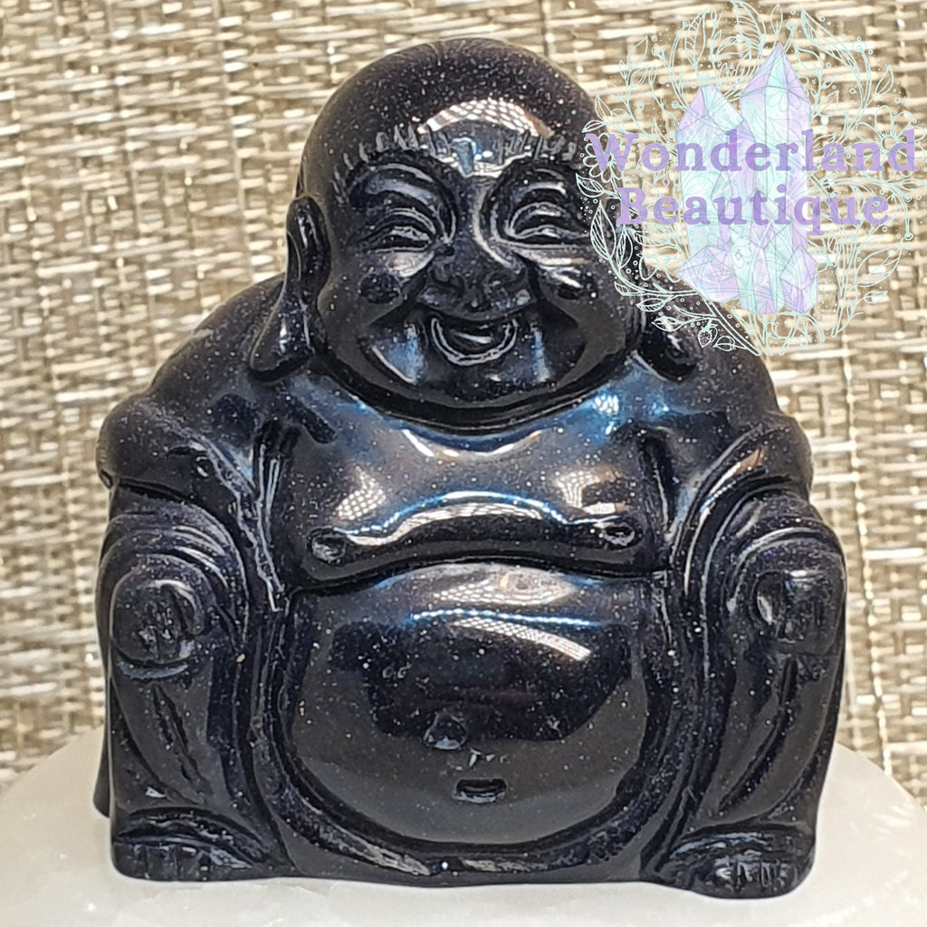 Wonderland Beautique - Blue Goldstone Buddha