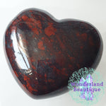 Load image into Gallery viewer, Wonderland Beautique - Poppy Jasper Heart
