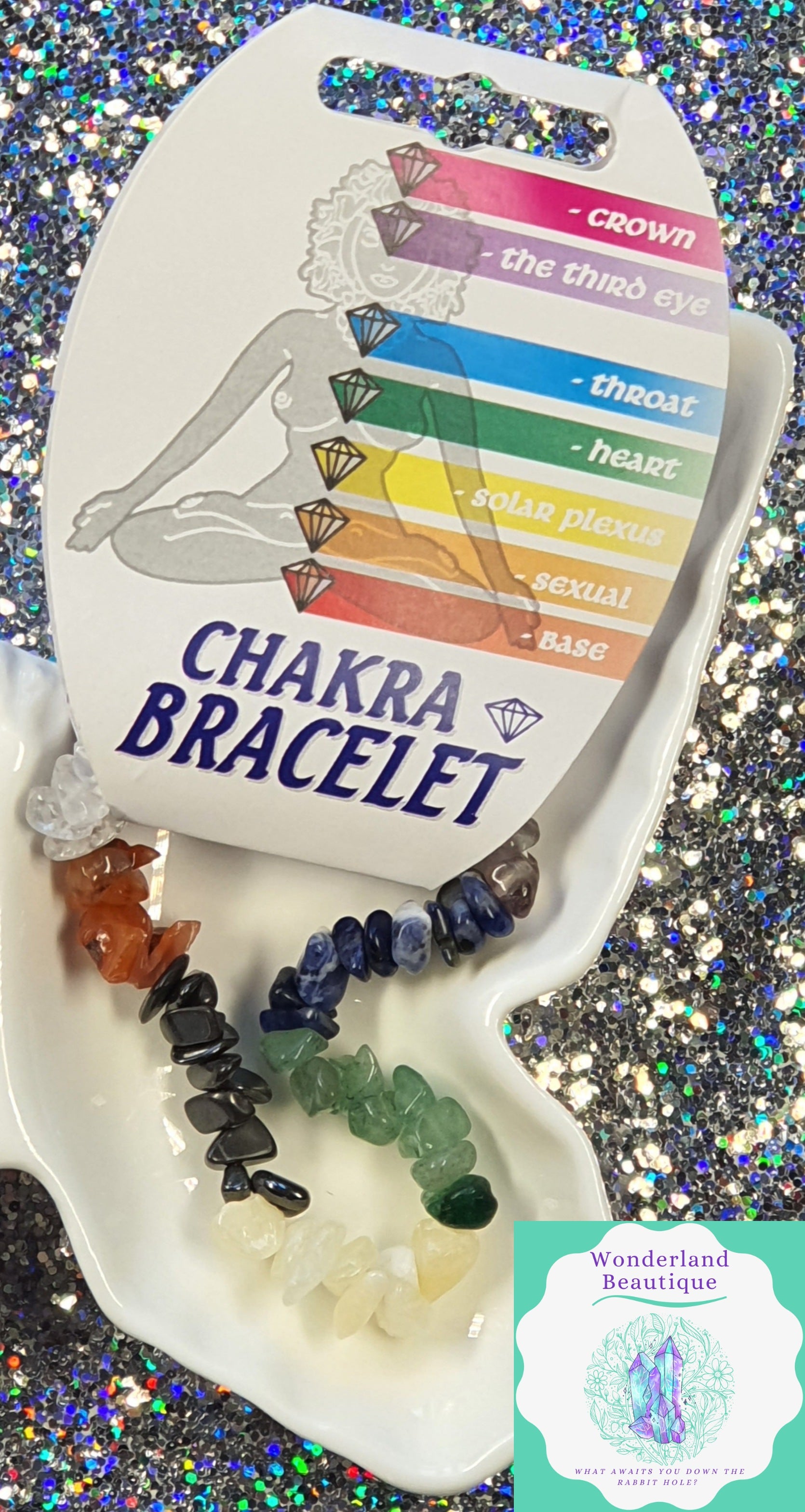 Wonderland Beautique - Chakra Chip Bracelet