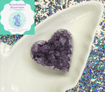 Load image into Gallery viewer, Wonderland Beautique - Uruguayan Amethyst Druze Polished Heart
