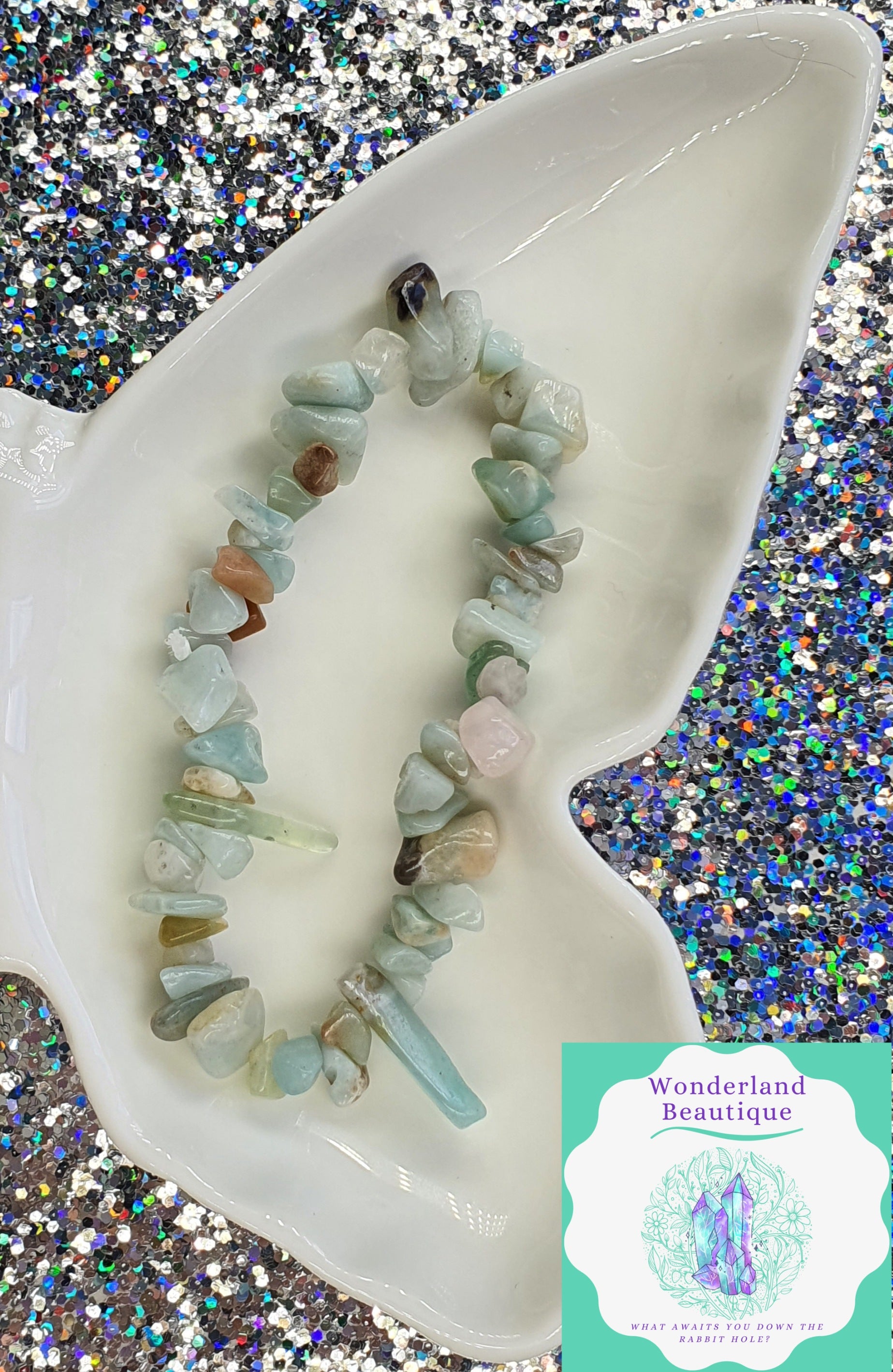 Amazonite Chipped Bracelet.