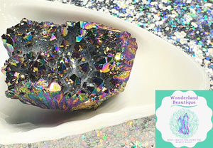 Wonderland Beautique - Titanium Aura Quartz Cluster