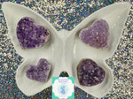 Load image into Gallery viewer, Wonderland Beautique - Uruguayan Amethyst Druze Polished Heart
