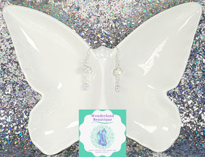 Wonderland Beautique - Double-Drop Opalite Earrings