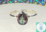 Load image into Gallery viewer, Wonderland Beautique - Mystic Topaz Teardrop Ring
