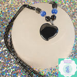 Load image into Gallery viewer, Wonderland Beautique - Hematite Combination Necklace 18&quot;
