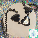 Load image into Gallery viewer, Wonderland Beautique - Hematite Combination Necklace 18&quot;
