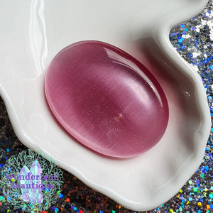 Pink Cat's Eye Thumbstone