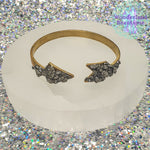 Load image into Gallery viewer, Wonderland Beautique - Pyrite Arrow Cuff Bracelet
