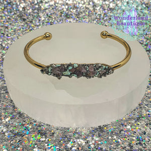 Wonderland Beautique - Pyrite Cuff Bracelet