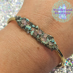 Load image into Gallery viewer, Wonderland Beautique - Pyrite Cuff Bracelet
