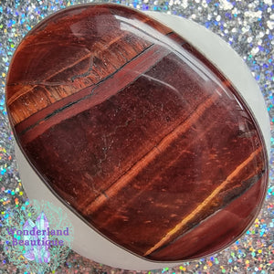 Red Tiger's Eye Palmstone