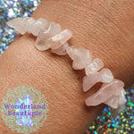 Load image into Gallery viewer, Rose Quartz Chip Bracelet
