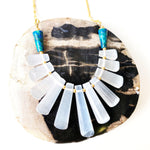 Load image into Gallery viewer, Wonderland Beautique - Selenite Goddess Statement Necklace
