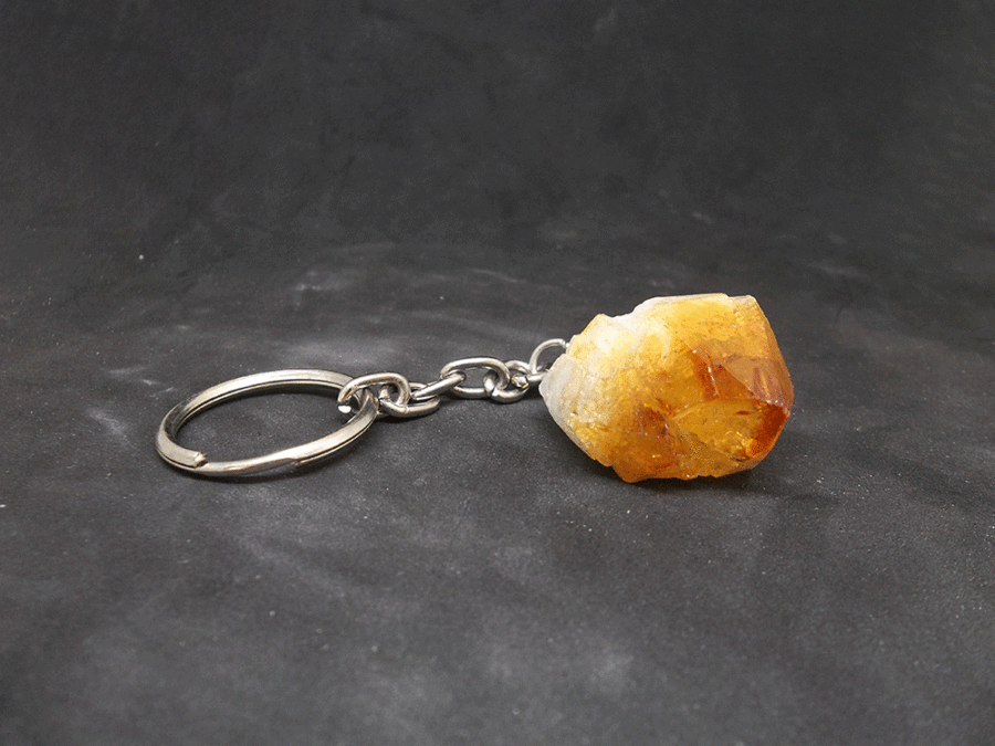 Wonderland Beautique - Citrine Natural Tip Keyring