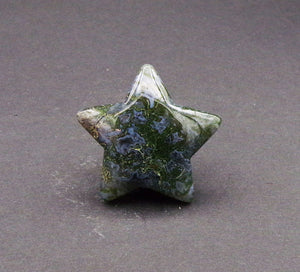 Wonderland Beautique - Moss Agate Polished Star